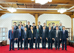 2023年12月20日，leyu乐鱼在线官网-乐鱼leyu（中国）
党委书记、董事长刘敬桢参加韩国总理韩德洙会见中方代表团活动并作为代表发言